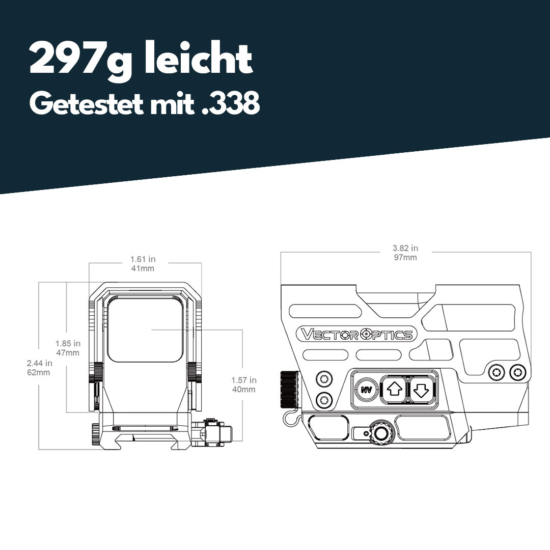Vector Optics Frenzy Plus Red Dot Detail