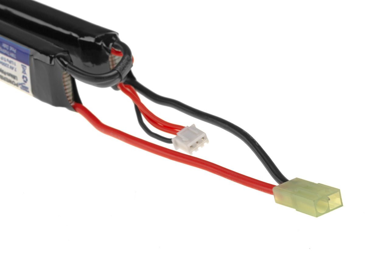 Pirate Arms 2200mAh Airsoft AEG Akku Mini Tamiya Anschluss Detail