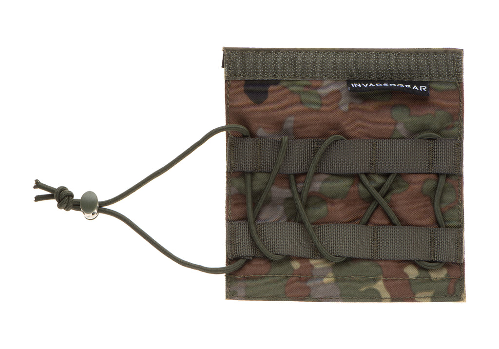 Invader Gear Suppressor Cover 14cm in Flecktarn, Cordura mit Bungee-Schnürung, Detailansicht 4