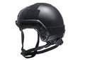 Emerson FAST Helmet MH Replica in Schwarz, Seitenansicht mit ARC Rail, Klettflächen und Drehverschluss
