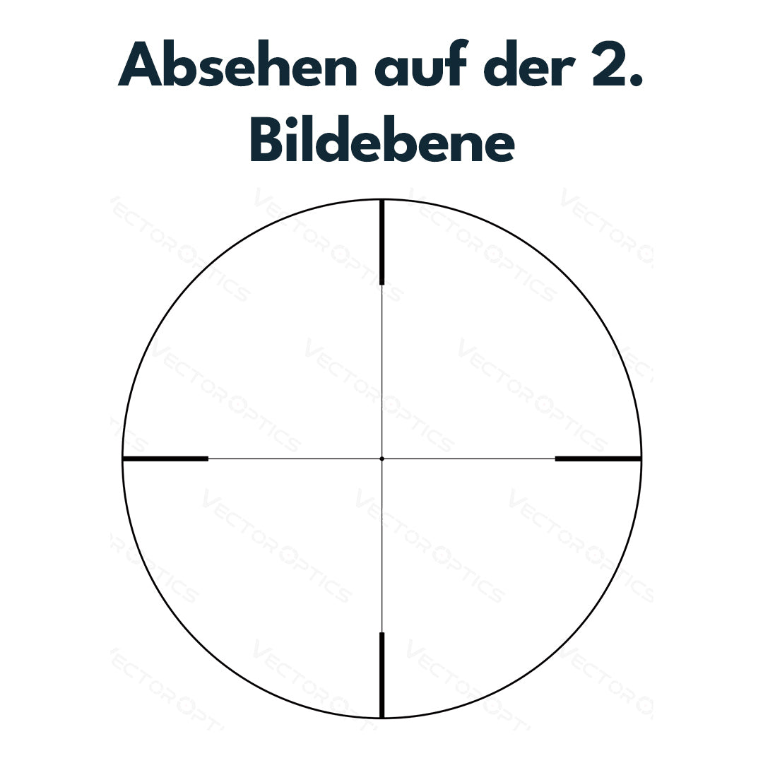 VFD-3 Absehen in der 2. Bildebene des Vector Optics Forester JR 3-9x40