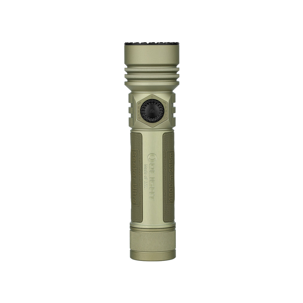 Olight Seeker Ultra Taschenlampe Olivgrün, Seitenansicht