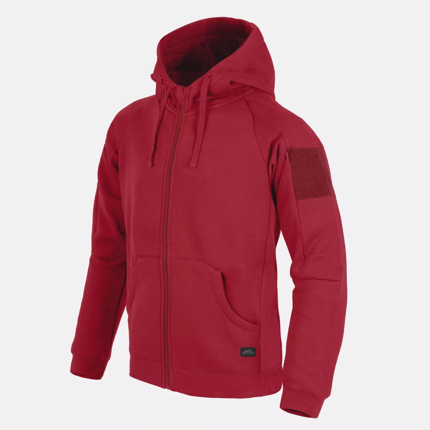 Urban Hoodie Lite Fullzip Rot Rückseite