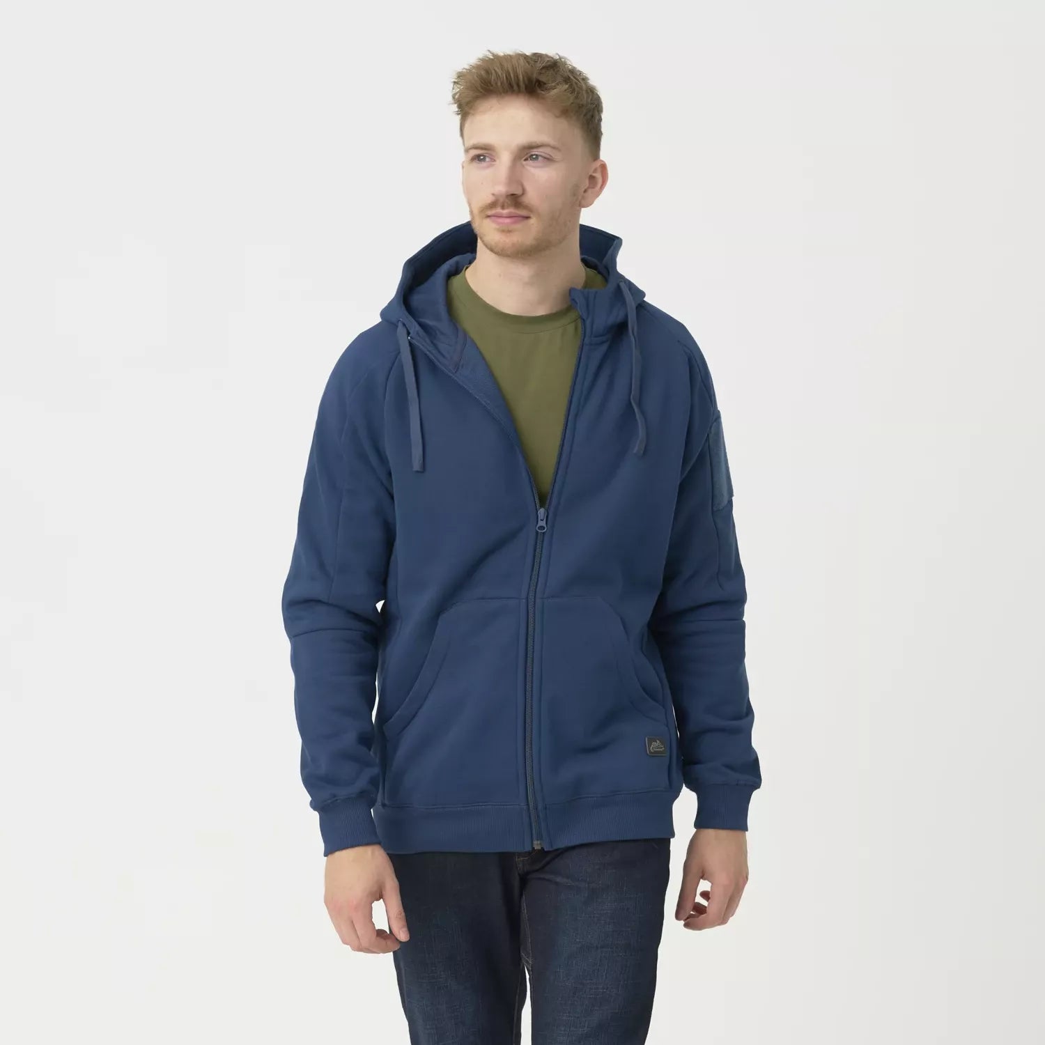 Urban Hoodie Lite Fullzip Blau
