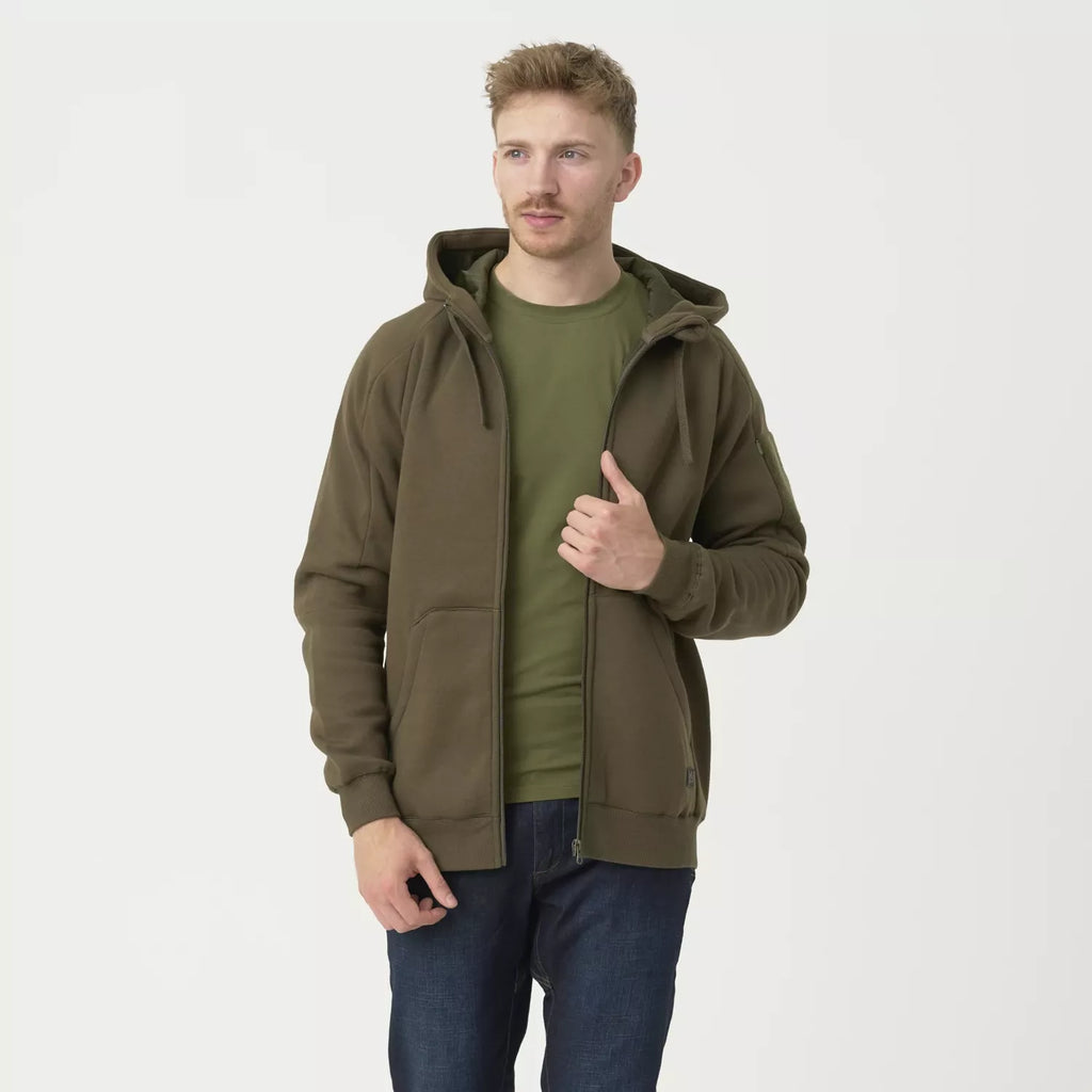 Urban Hoodie Lite Fullzip Grün