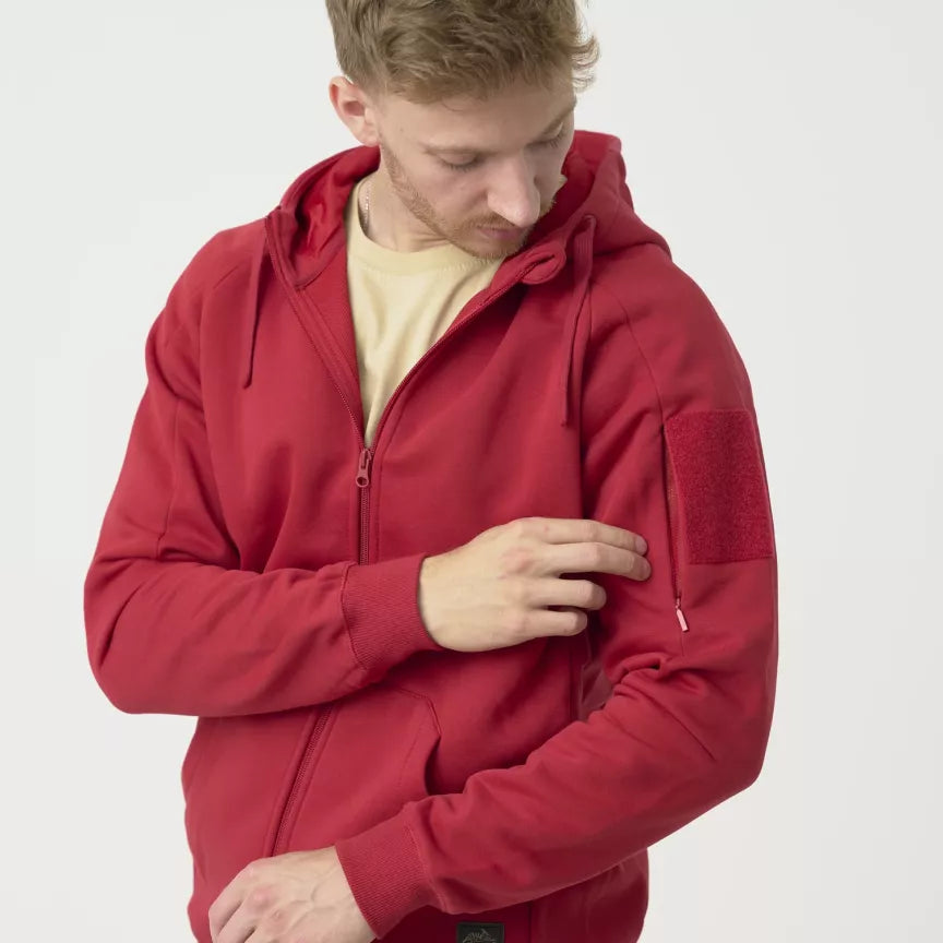 Urban Hoodie Lite Fullzip Detail Tasche