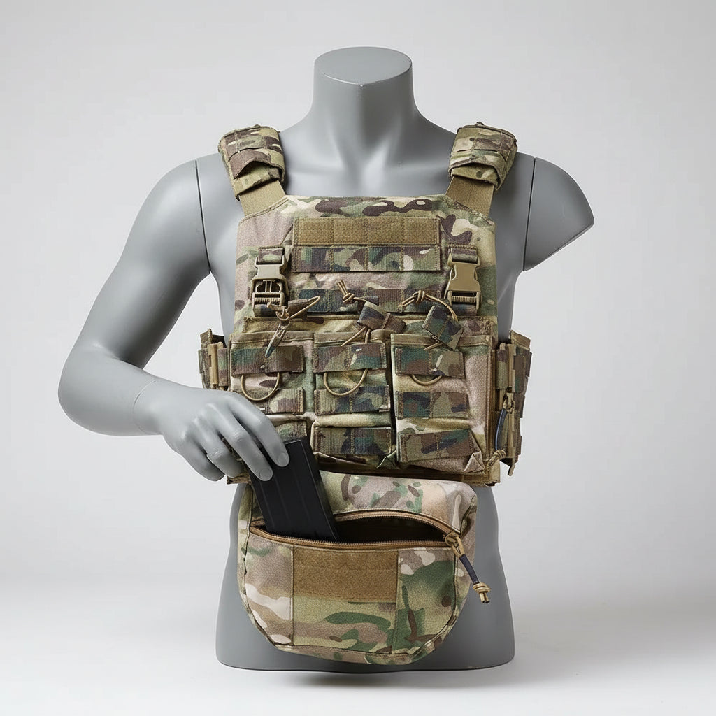 Plattenträger Bauchtasche