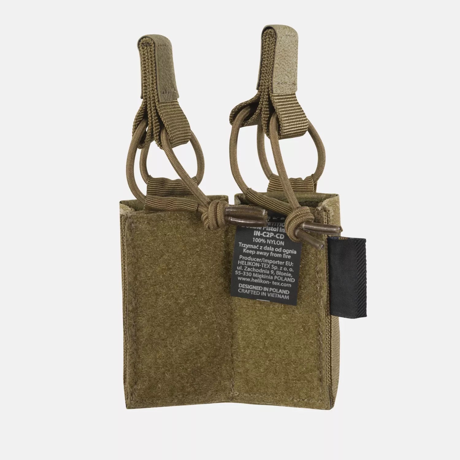 Helikon-Tex Competition Double Pistol Insert Shadow Grey – Rückseite