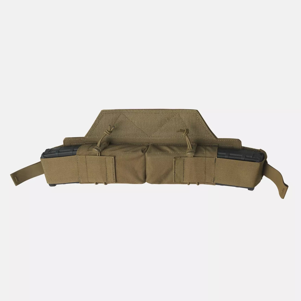 Double Horizontal Pouch Coyote Detail Vorderseite