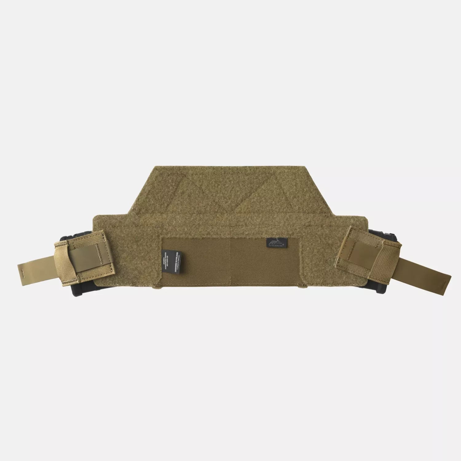 Double Horizontal Pouch Olive Green Detail Gummiband