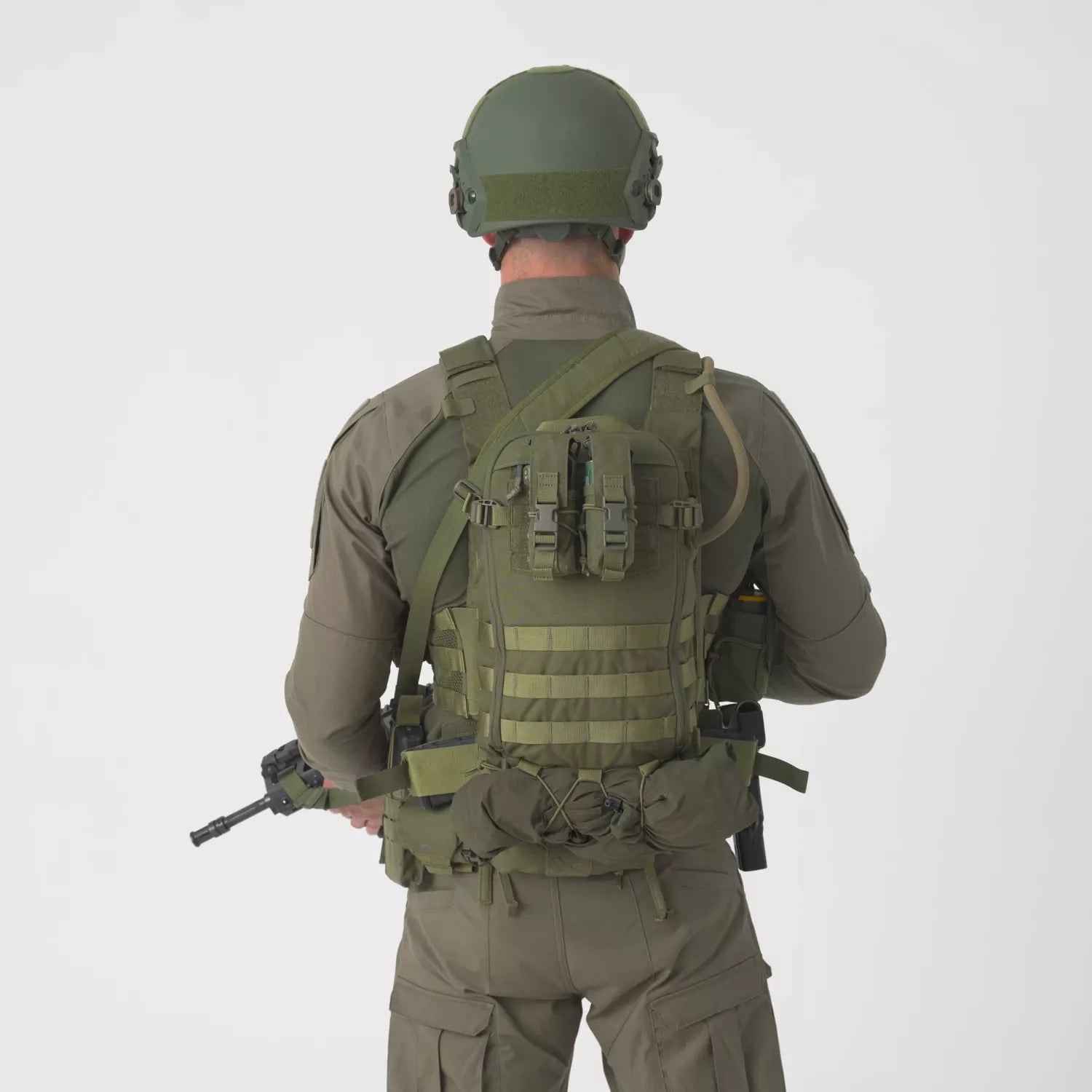 Double Horizontal Pouch Coyote Detail Klett