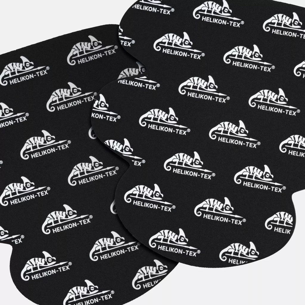 Verpackung des Helikon-Tex Pad-Sets dient als Schnittschablone