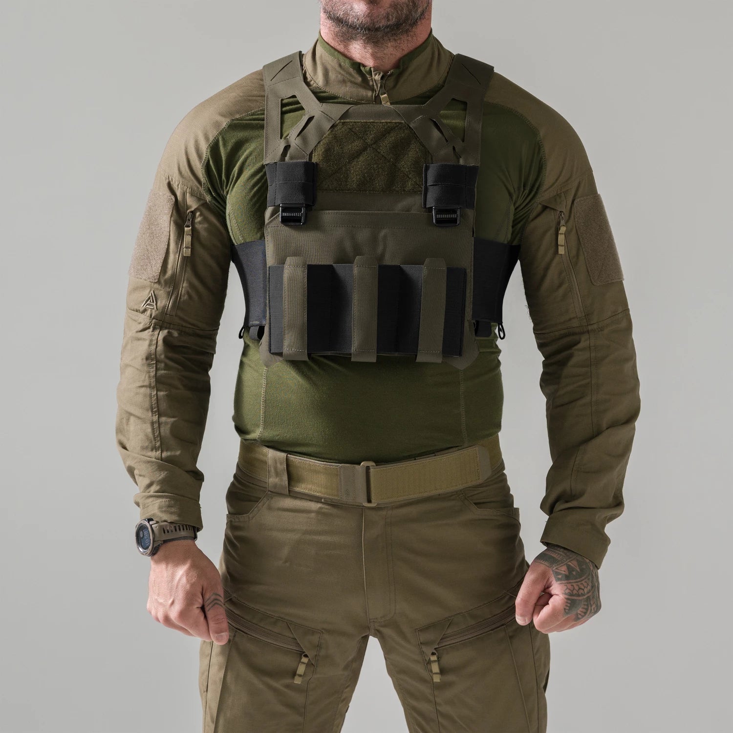 Hellcat Low Vis Plate Carrier Ranger Green - Detail