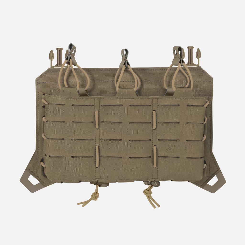 Spitfire Triple Rifle Magazine Flap Coyote Brown - Detail MOLLE