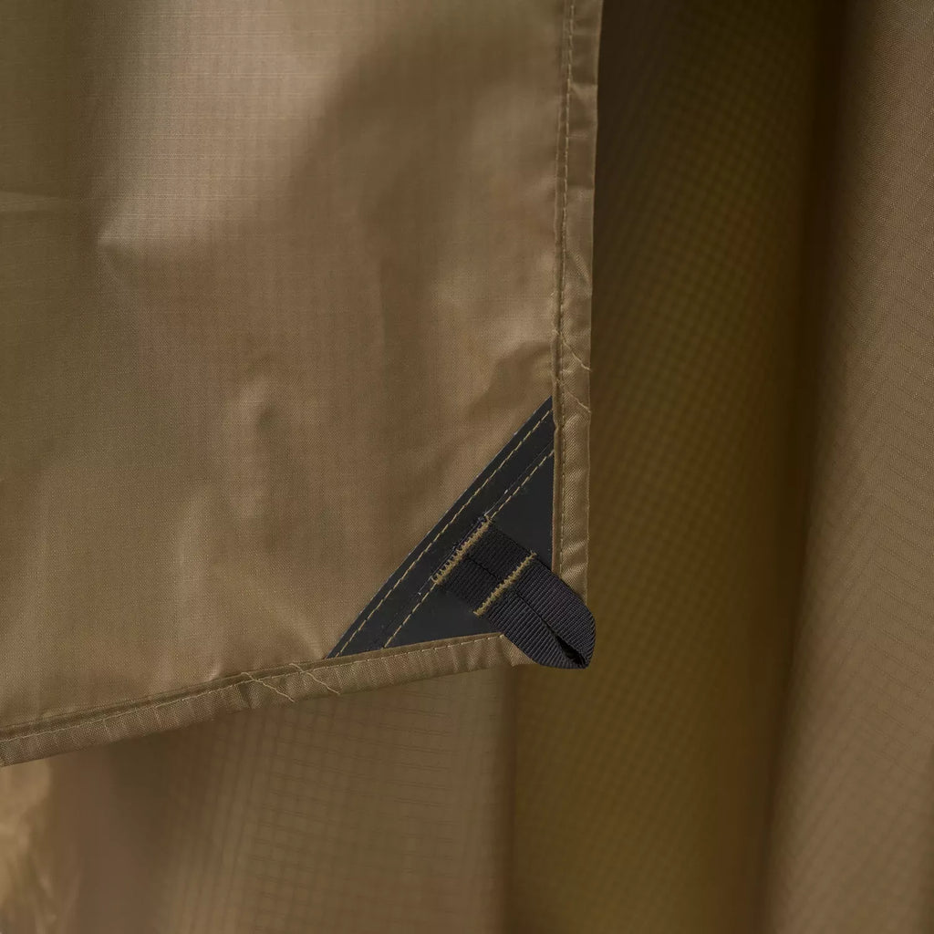 Lightweight Poncho Olive Green Shelter Detail