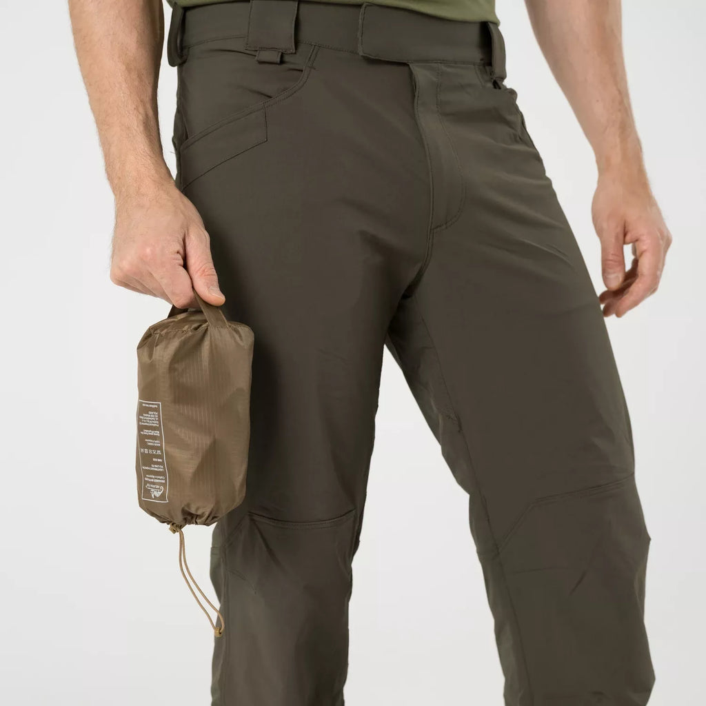 Lightweight Poncho Coyote Detail Kapuze