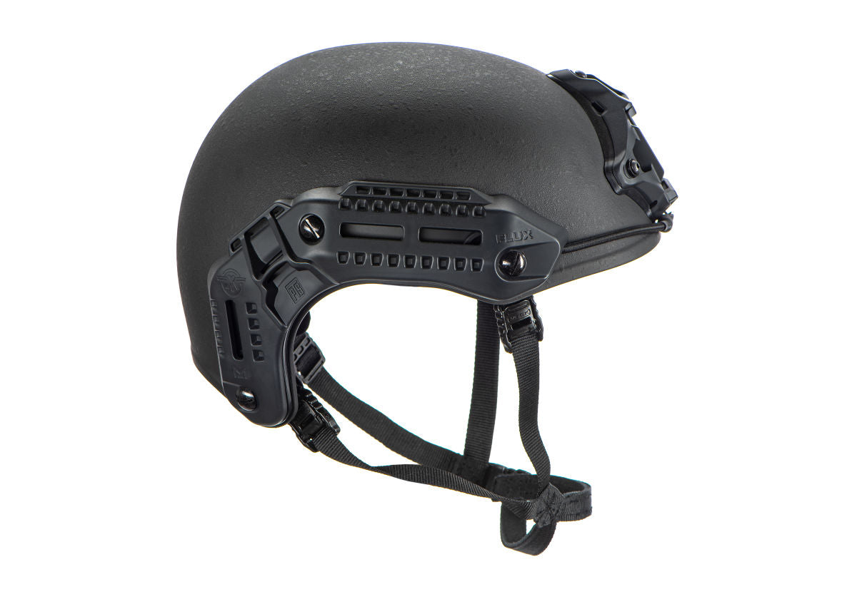 PTS MTEK Flux Helmet Schwarz Rück