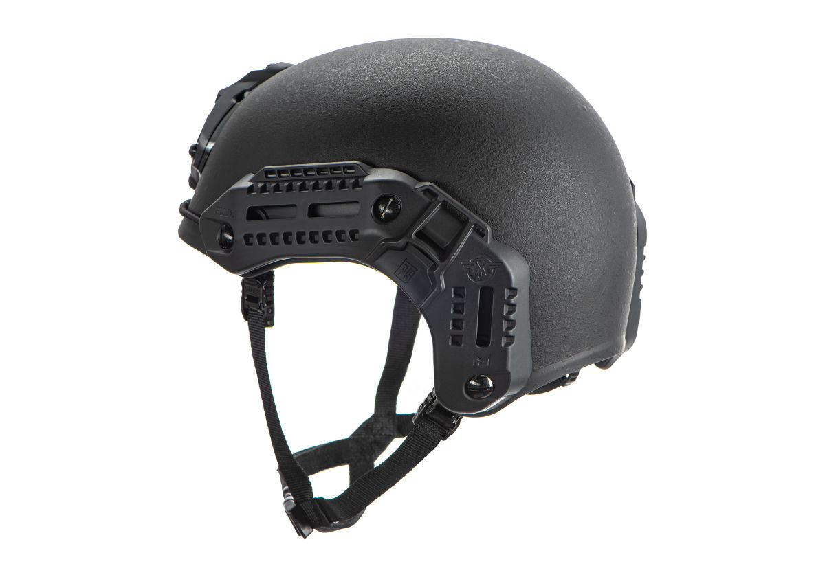 PTS MTEK Flux Helmet Schwarz Seite