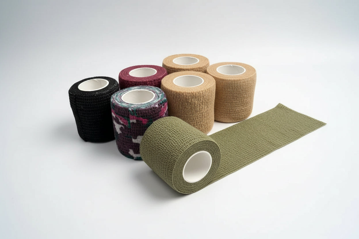 Elastisches selbsthaftendes Tarnband