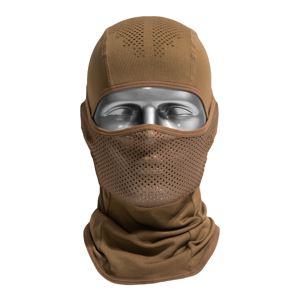 NB-Tactical Balaclava V3 Coyote Tan Frontansicht