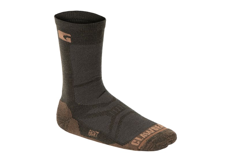 Clawgear Merino Crew Socks Oliv, taktische Merinowolle Socke