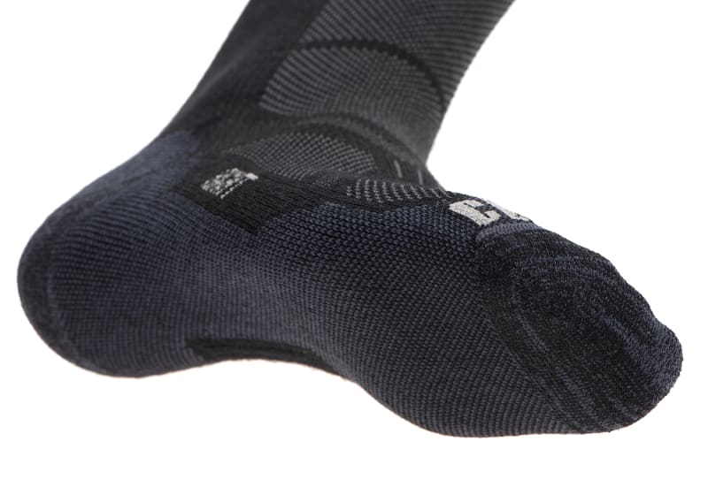 Clawgear Merino Crew Socks Schwarz Sohle mit Frottee Zone