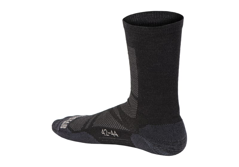 Clawgear Merino Crew Socks Schwarz Seitenansicht