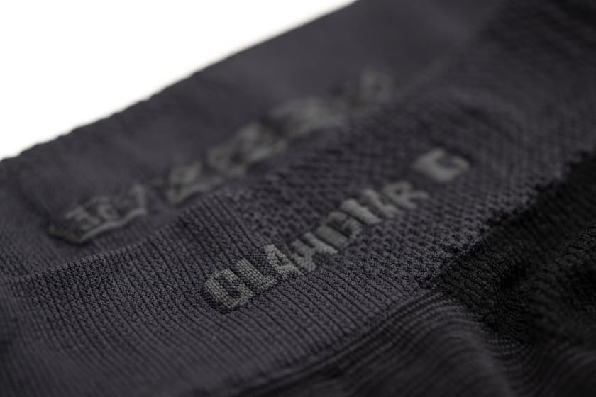 Clawgear Merino Seamless Boxer Schwarz Bund Detail