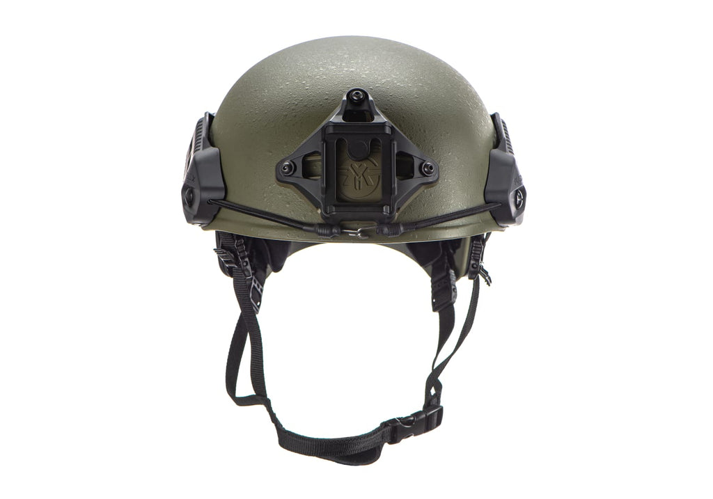 PTS MTEK Flux Helmet OD Green Detail