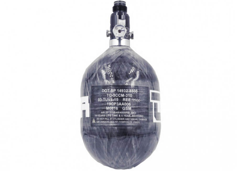 Dominator 48/4500 Carbon HPA Tank mit Manometer