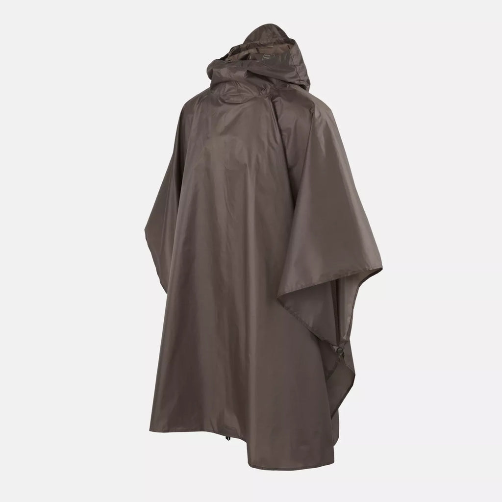 Lightweight Poncho Earth Brown Packmaß