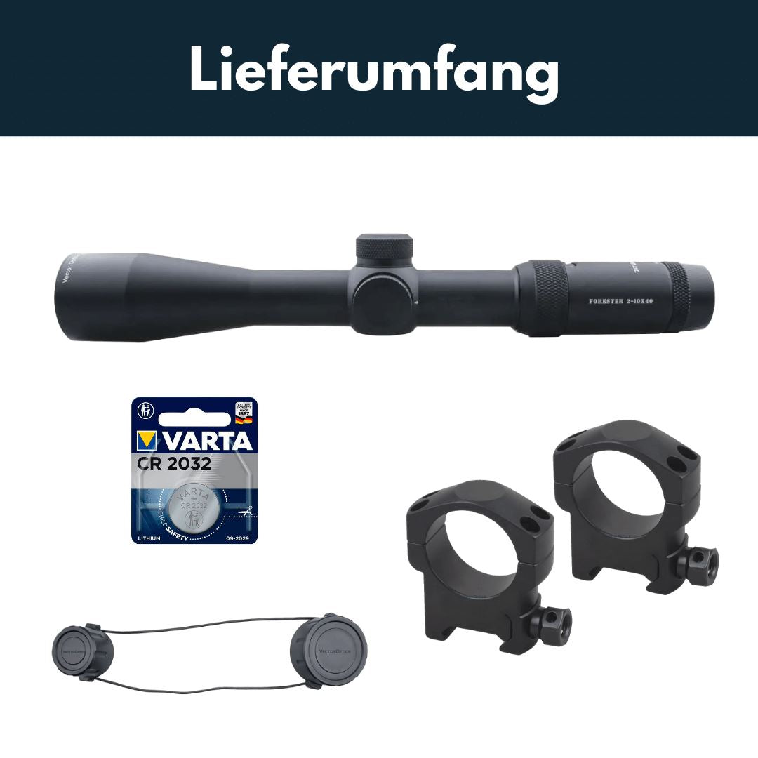 Vector Optics Forester 2-10x40 Zielfernrohr Hauptansicht