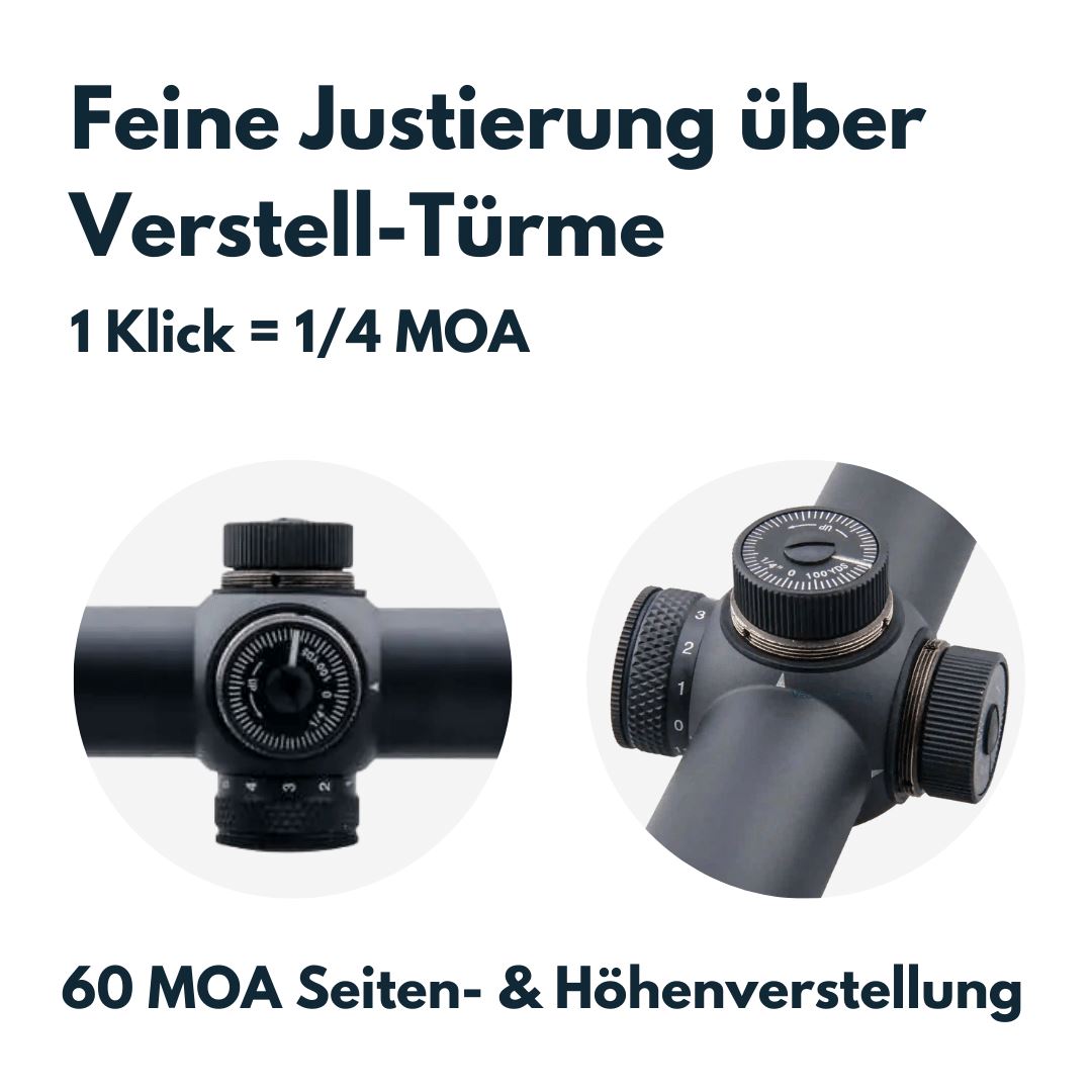 Vector Optics Forester 2-10x40 seitliche Detailansicht